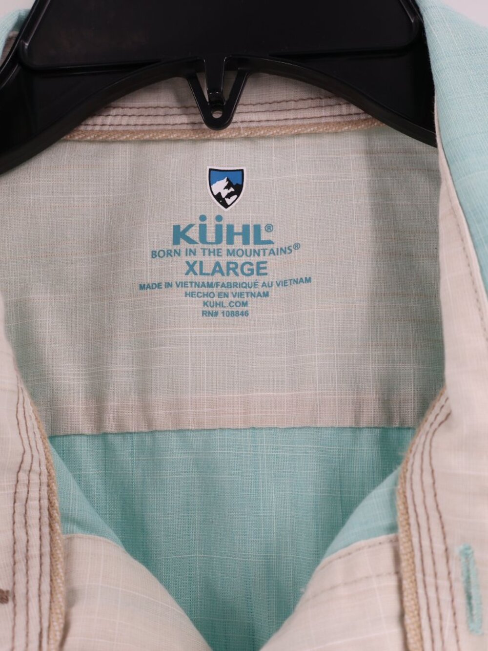 Kuhl Karib Shirt Mens XL Short Sleeve Button Performance Lightweight Hiking - Picture 2 of 11